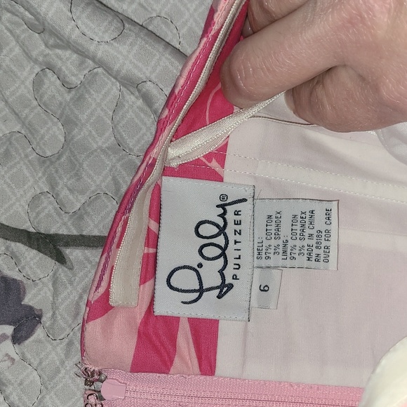 Pink and purple lily pulitzer mini dress - Picture 3 of 3